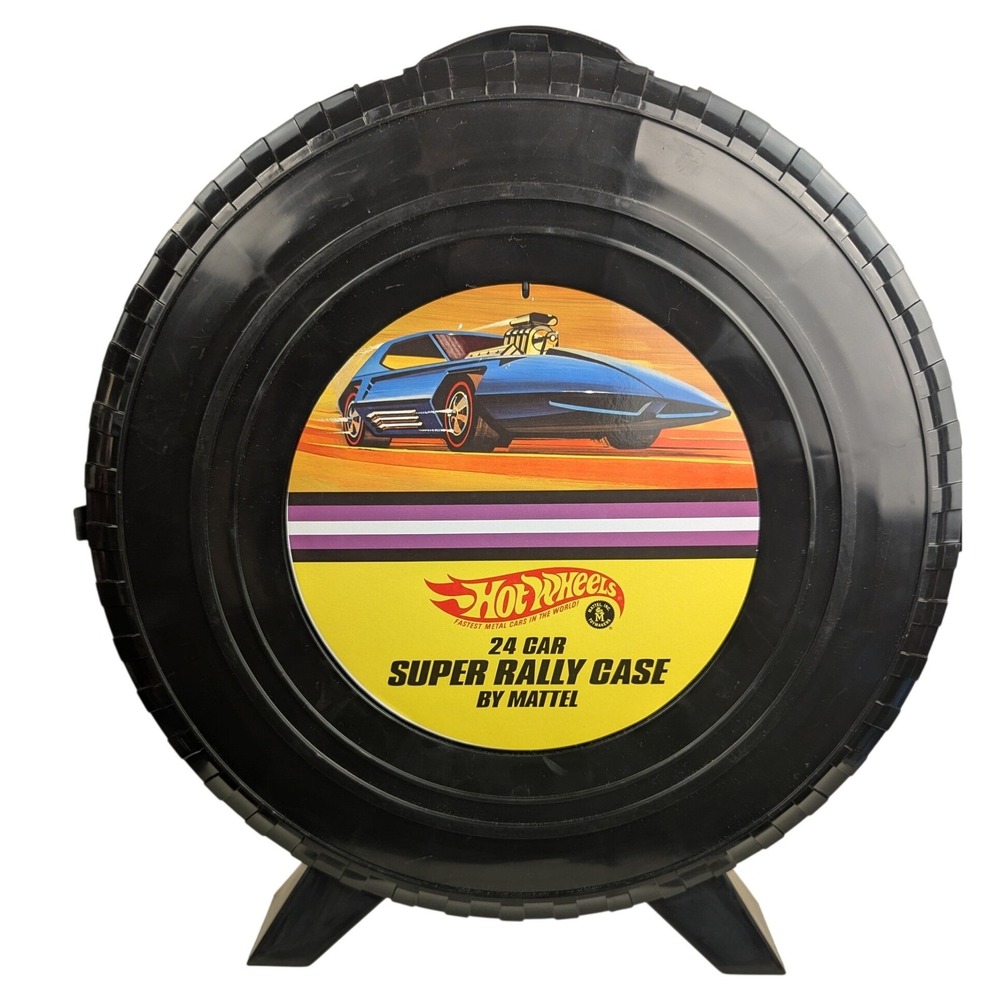 EUC 2007 Hot Wheels Super Rally Case Mattel 24 Car Tire Carrying Storage Case - Picture 3 of 8